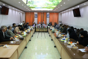 جلسه شورای اقامه نماز شهرستان نجف آباد اصفهان