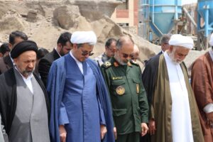آیین کلنگ زنی اولین مسجد نهضت ملی مسکن قم برگزار شد
