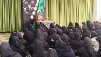 نشست نماز دانش آموزان شهرستان فریدن اصفهان