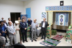 آیین رونمایی طرح ملی تجهیز نمازخانه و کتابخانه مدارس عشایری کشور