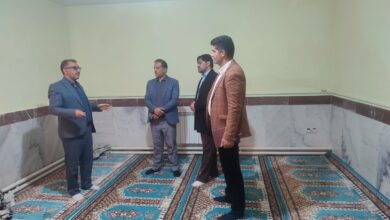 دبیر شورای اقامه نماز شهرستان دهگلان از نمازخانه‌های دستگاه های اجرایی بازدید کرد