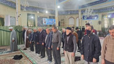 اقامه نماز جماعت در بقاع متبرکه استان کردستان همزمان با نوروز و ماه مبارک رمضان