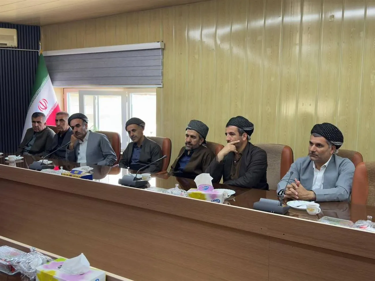 جلسه پیگیری احداث مسجد در محوطه بیمارستان بوعلی مریوان برگزار شد