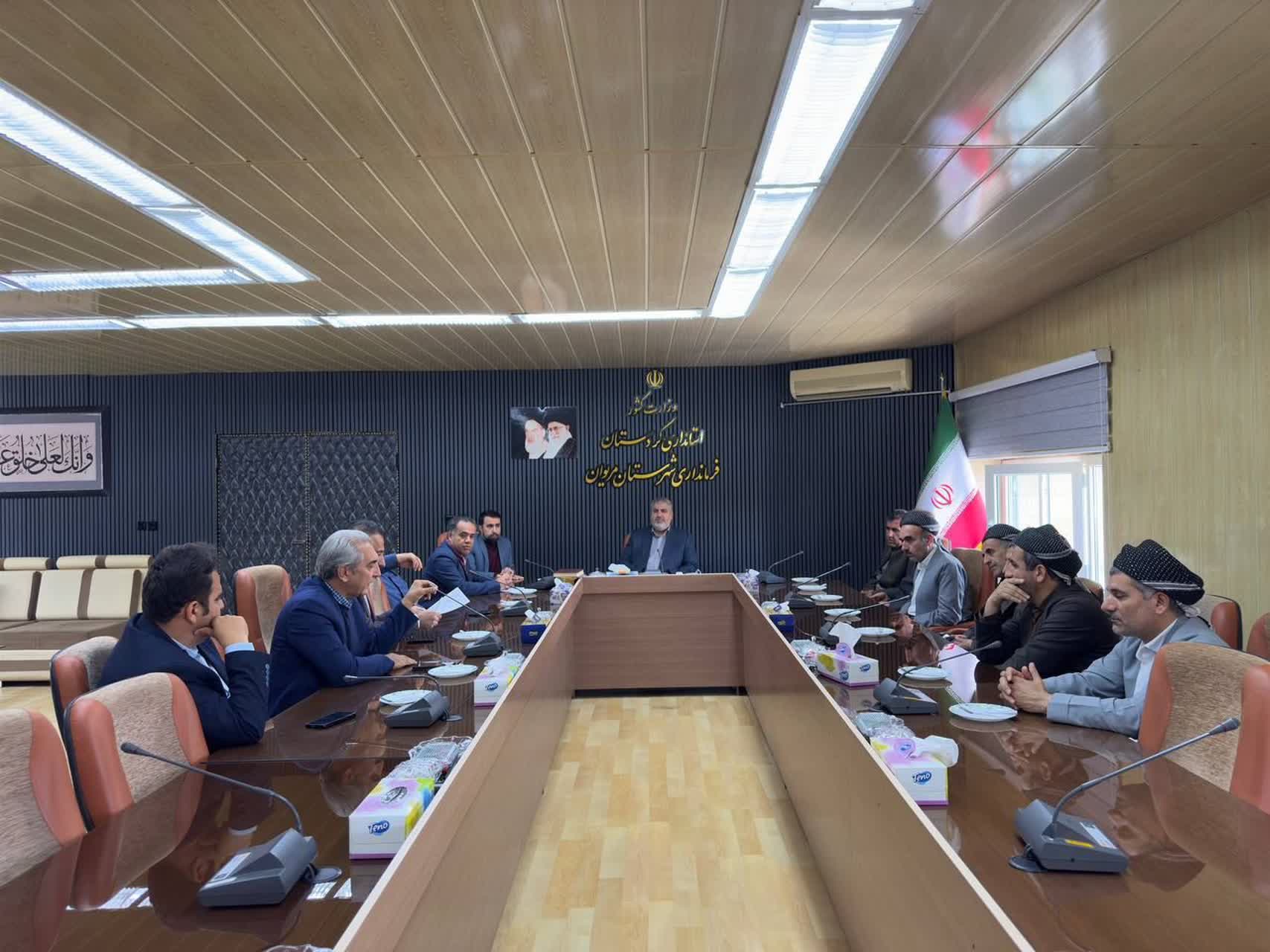جلسه پیگیری احداث مسجد در محوطه بیمارستان بوعلی مریوان برگزار شد