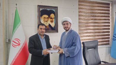 تقدیر قائم مقام ستاد اقامه نماز از فرماندار ویژه شهرستان کاشان