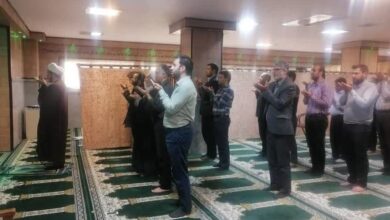 بازدید از نمازخانه های ادارات و سازمان ها در ایام ماه مبارک رمضان انجام شد