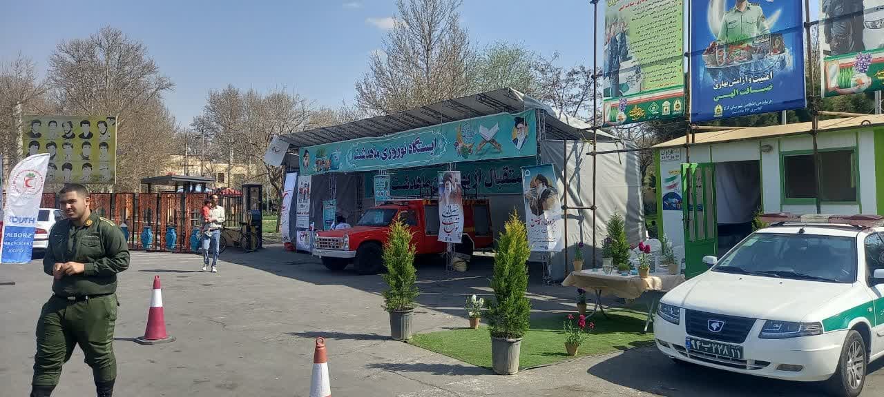 از بوستان ها و نمازخانه های بین راهی استان البرز بازدید شد