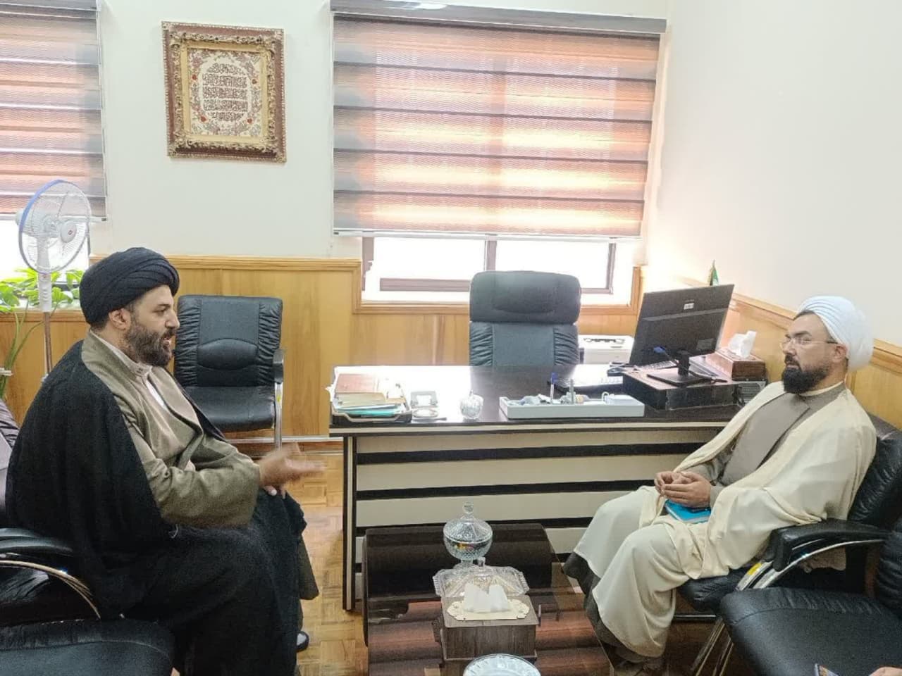 دیدار مدیر ستاد اقامه نماز استان با مشاور استاندار در امور روحانیت