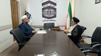 برگزاری جلسه مشترک مدیر ستاد اقامه نماز استان البرز با قائم‌مقام ستاد اقامه نماز شهرداری کرج