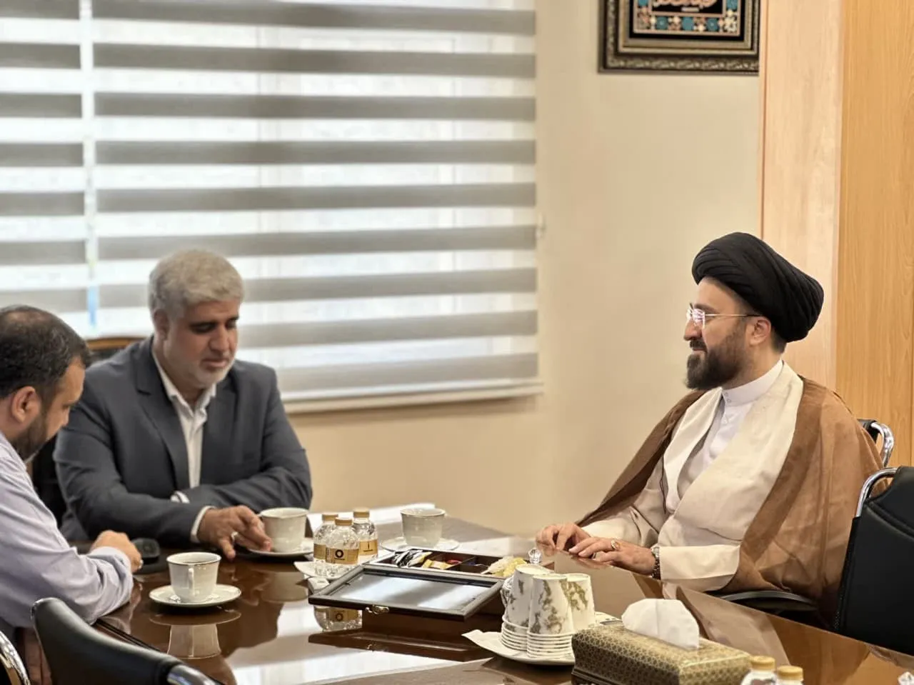 مدیر ستاد اقامه نماز استان تهران با مدیر عامل سازمان اتوبوسرانی استان