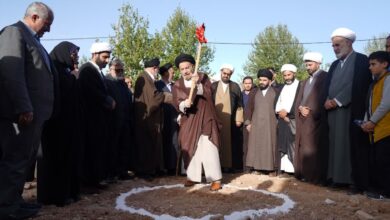مراسم کلنگ زنی بازسازی مسجد حضرت جوادالائمه (ع)شهرستان خرم آباد برگزار شد