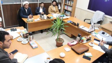جلسه تبیین الگوی استاندارد احداث نمازخانه های مدارس استان تهران