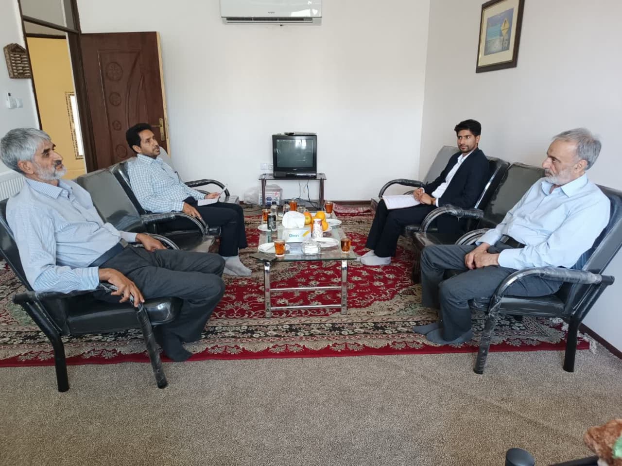بازدید دکتر زرهانی