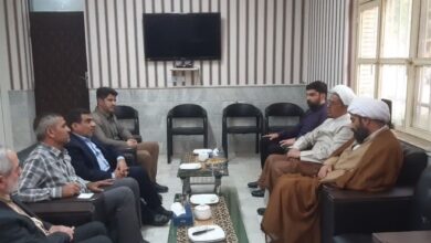 دیدار مدیر ستاد اقامه نماز قم با فرماندار کهک