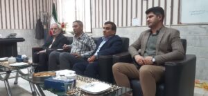 دیدار مدیر ستاد اقامه نماز قم با فرماندار کهک