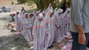 آیین جشن تکلیف دینی دانش آموزان دختر پشتکوه اول و دوم شهرستان فریدونشهر اصفهان