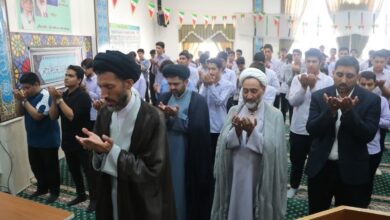 دوشنبه های نمازی با حضور امام جمعه شهرستان اردکان