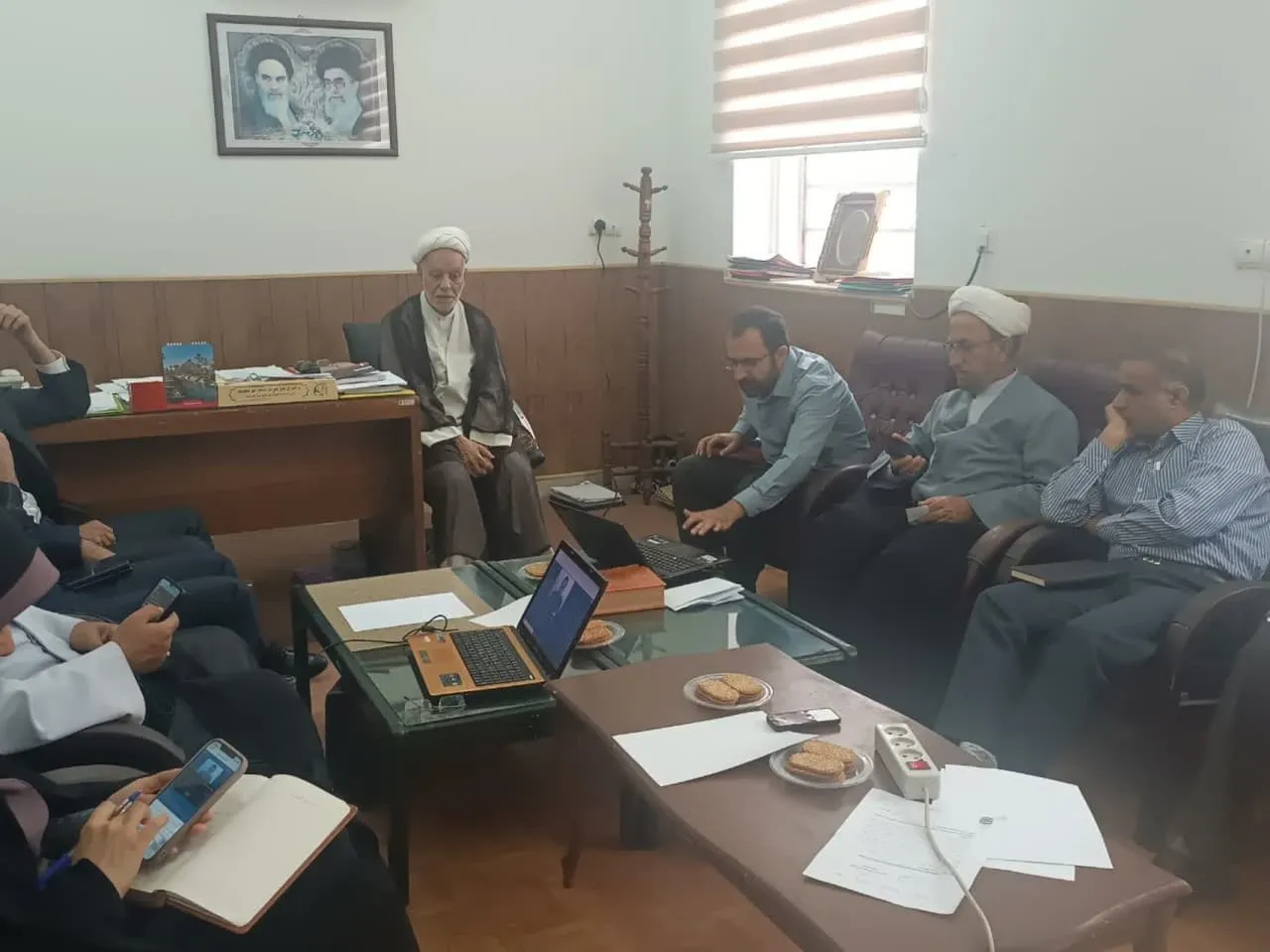 جلسه وبیناری هیات ارزیابی استان بوشهر
