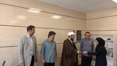 تجلیل از فعالان نماز اداره گاز استان لرستان