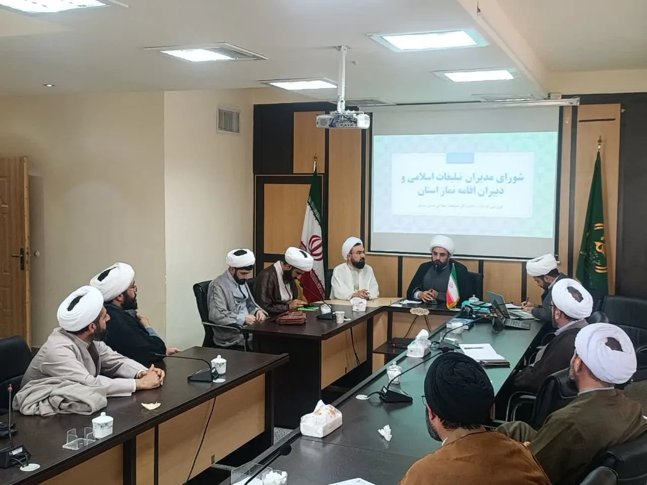 حضور مدیر ستاد اقامه نماز در شورای مدیران سازمان تبلیغات اسلامی سمنان