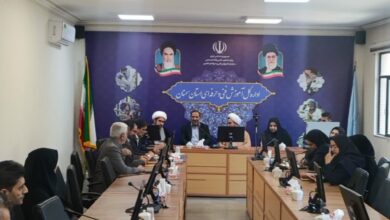 جلسه شورای اقامه نماز اداره کل آموزش فنی و حرفه‌ای برگزار شد
