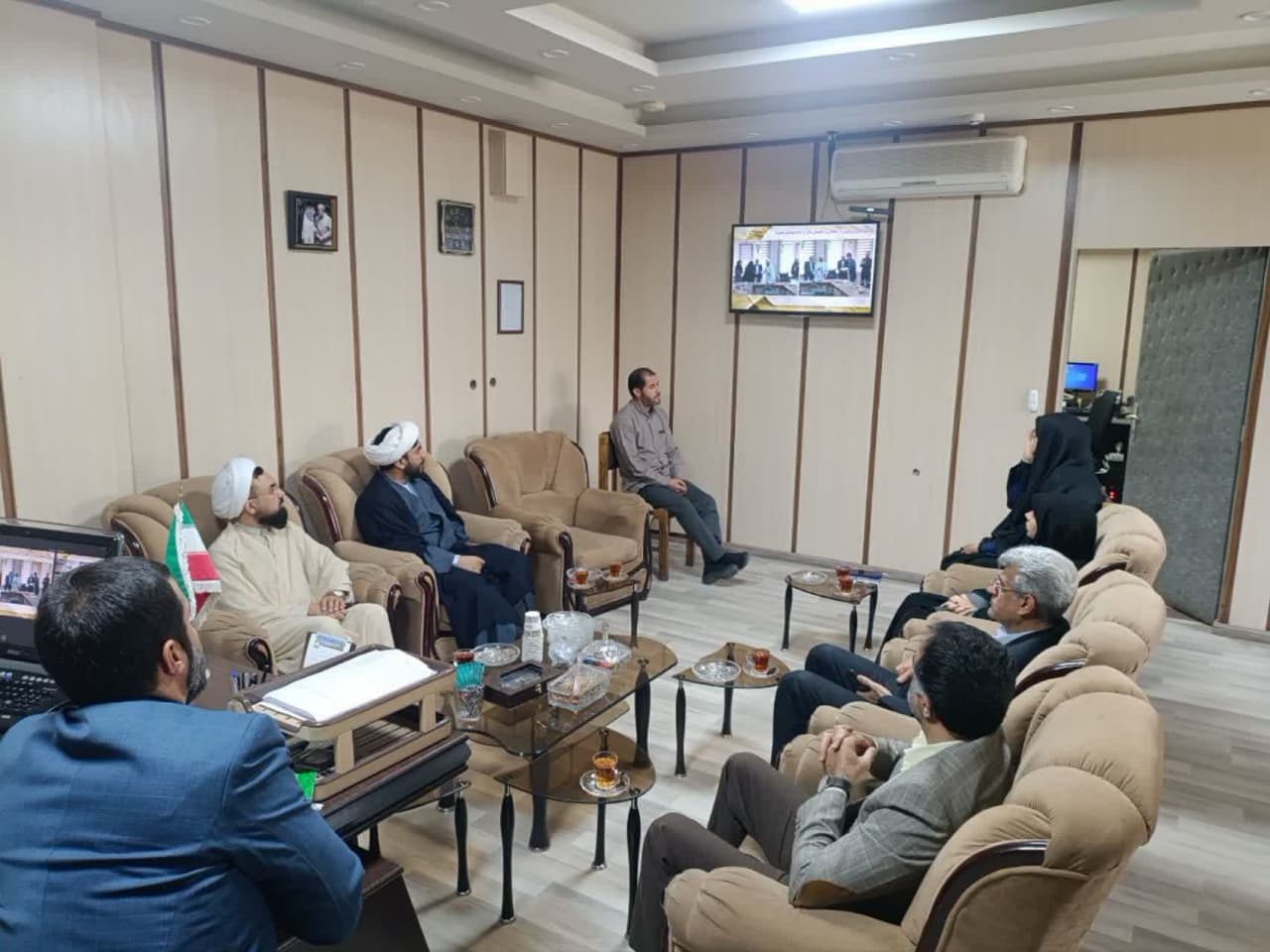 برگزاری جلسه شورای اقامه نماز اداره‌کل ثبت احوال استان سمنان