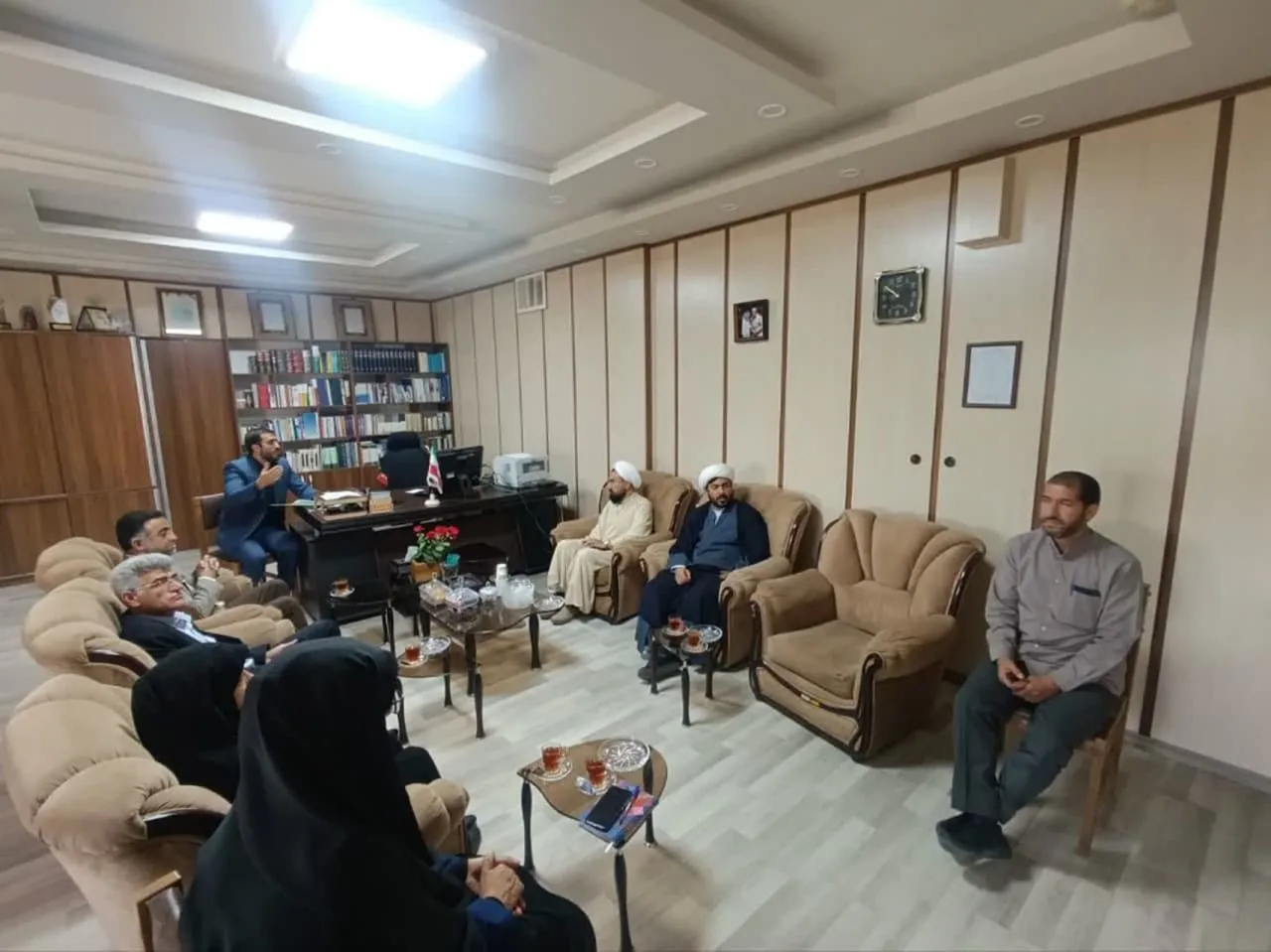 برگزاری جلسه شورای اقامه نماز اداره‌کل ثبت احوال استان سمنان