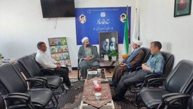 دیدار مسئول عقیدتی سیاسی بیمارستان ارتش خراسان جنوبی با مدیر ستاد اقامه نماز استان