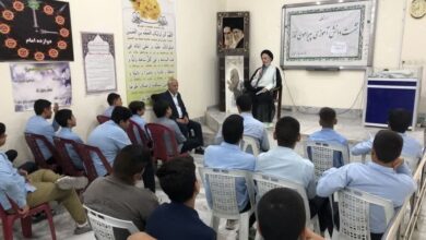 نشست دانش آموزی با موضوع نماز دررفسنجان