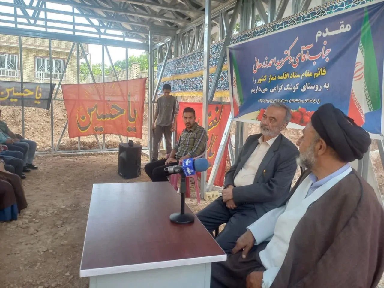 بازدید قائم مقام ستاد اقامه نماز کشور از مسجد در حال ساخت در کهگیلویه وبویر احمد