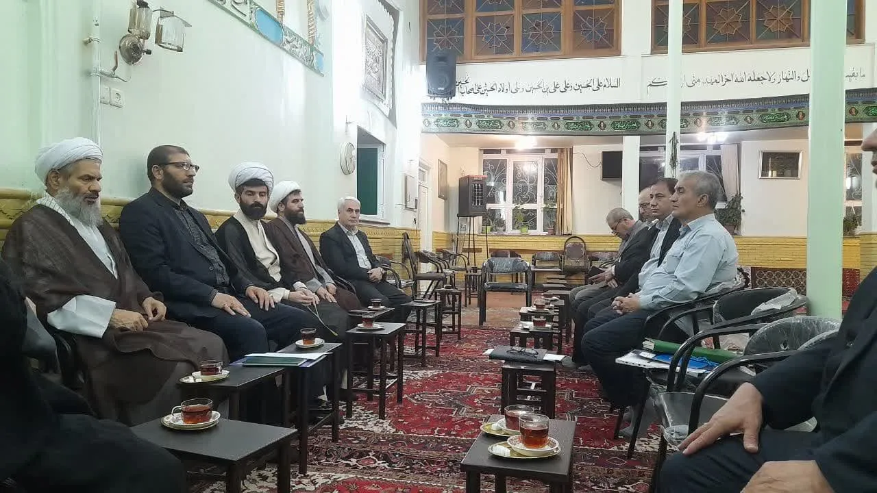 نشست اعضای قرارگاه پشتیبانی از مساجد شهرستان اهر