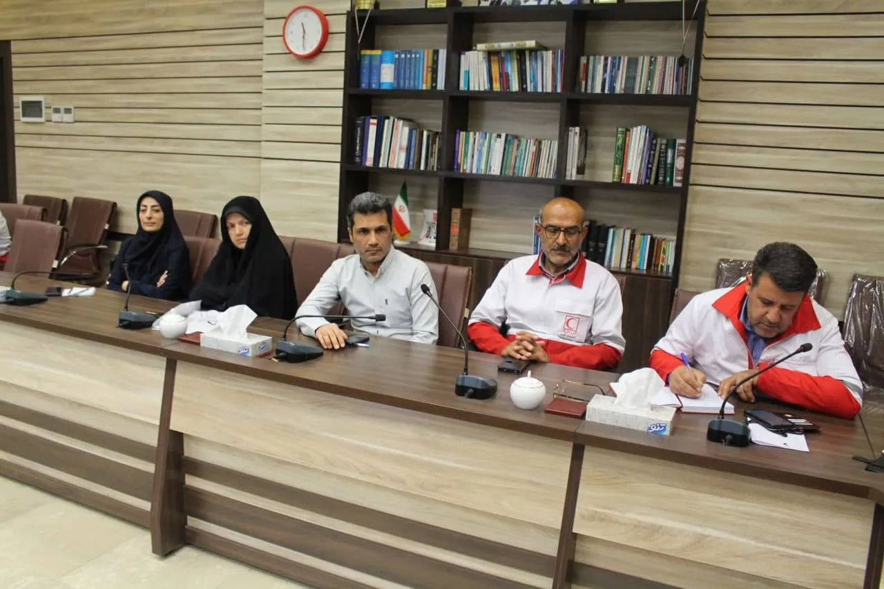 جلسه شورای اقامه نماز جمعیت هلالاحمر استان قزوین برگزار شد