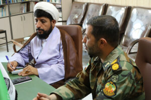 انعقاد تفاهمنامه فی مابین مدیر ستاد اقامه نماز و رئیس عقیدتی سیاسی گروه ۵۵ توپخانه اصفهان