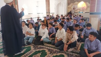 جشن تکلیف دانش‌آموزان پایه هشتم در شهرستان بهار برگزار شد