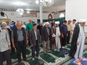 مدیر ستاد اقامه نماز استان از مسجد پارک رز مشهد بازدید و نماز جماعت را اقامه کرد