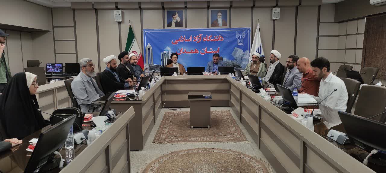 جلسه شورای اقامه نماز دانشگاه آزاد اسلامی استان همدان برگزار شد