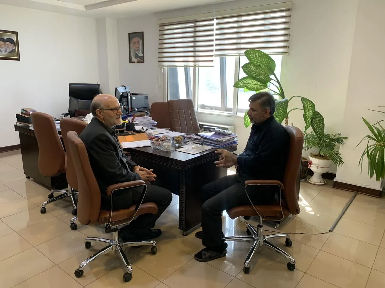 مدیر ستاد اقامه نماز استان کردستان با رئیس سازمان مدیریت و برنامه‌ریزی استان دیدار کرد