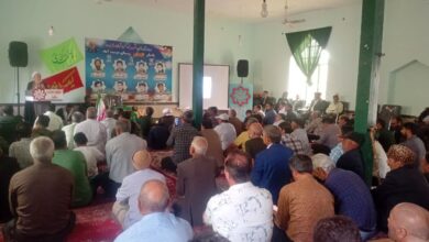 مراسم یادواره شهدای روستای دوست آباد از توابع شهرستان قوچان