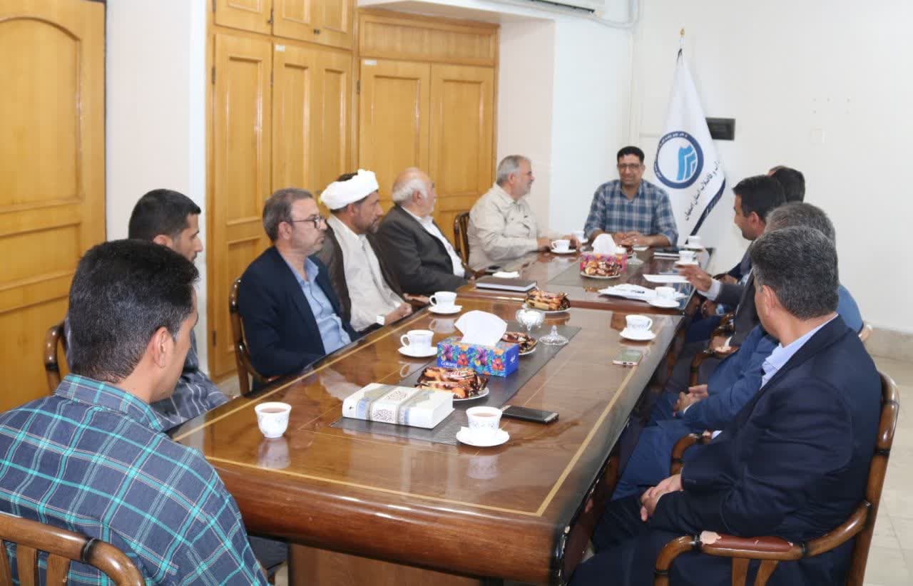 جلسه شورای اقامه نماز اداره آب و فاضلاب شهرستان مبارکه اصفهان