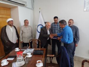 جلسه شورای اقامه نماز اداره آب و فاضلاب شهرستان مبارکه اصفهان
