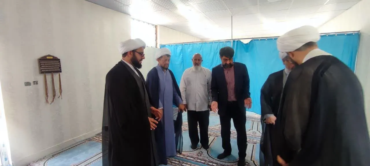 افتتاح نمازخانه بیمارستان شهید آیت الله مدنی خرم آباد