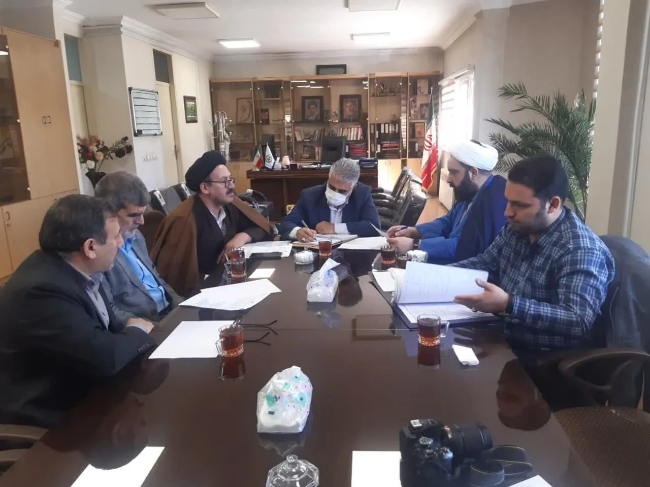 نخستین جلسه شورای اقامه نماز سازمان تعاون روستایی آذربایجان‌غربی برگزار شد