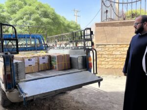 اهدای بسته های «طرح تجهیز نمازخانه و کتابخانه مدارس عشایری » لرستان