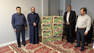 اهدای بسته های «طرح تجهیز نمازخانه و کتابخانه مدارس عشایری » لرستان