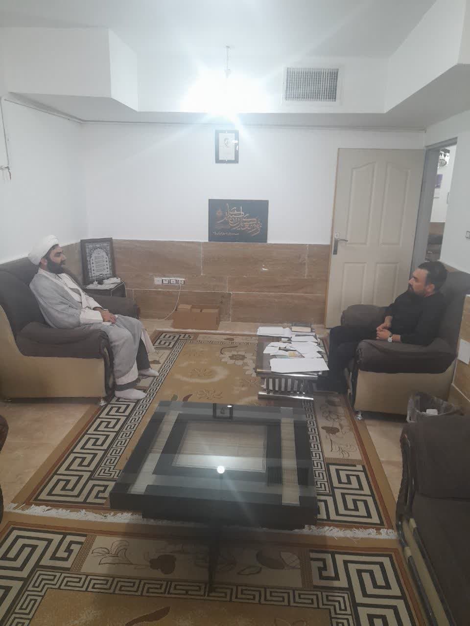 دیدار دبیر اقامه نماز بخش ایوانکی با مدیر ستاد اقامه نماز استان سمنان برگزار شد