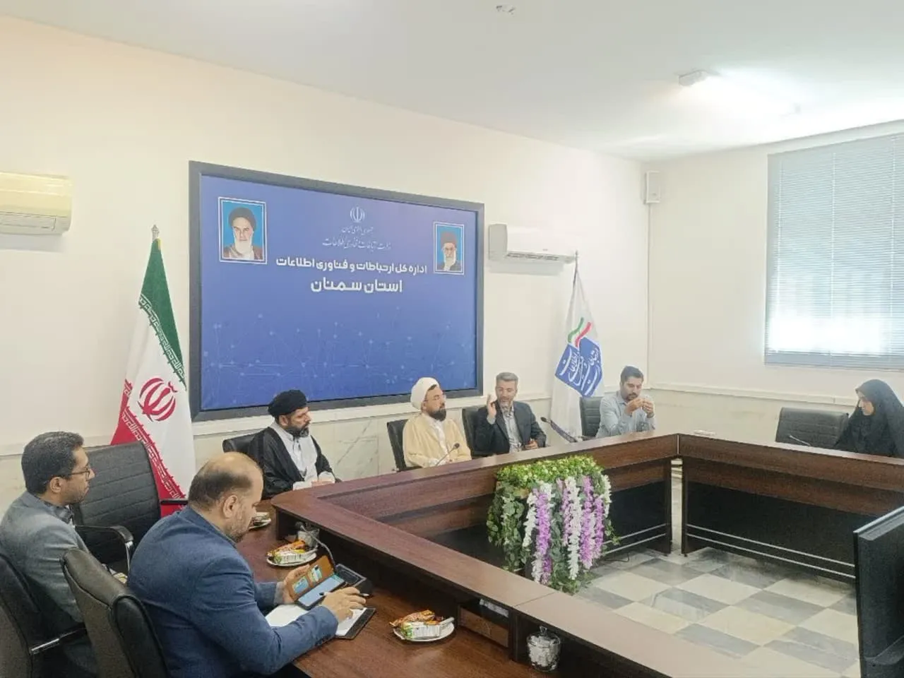 جلسه شورای اقامه نماز ادارهکل ارتباطات و فناوری اطلاعات استان سمنان برگزار شد