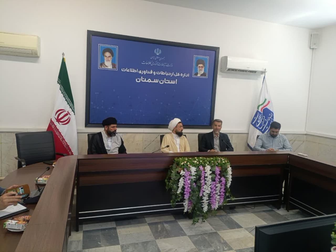 جلسه شورای اقامه نماز اداره‌کل ارتباطات و فناوری اطلاعات استان سمنان برگزار شد