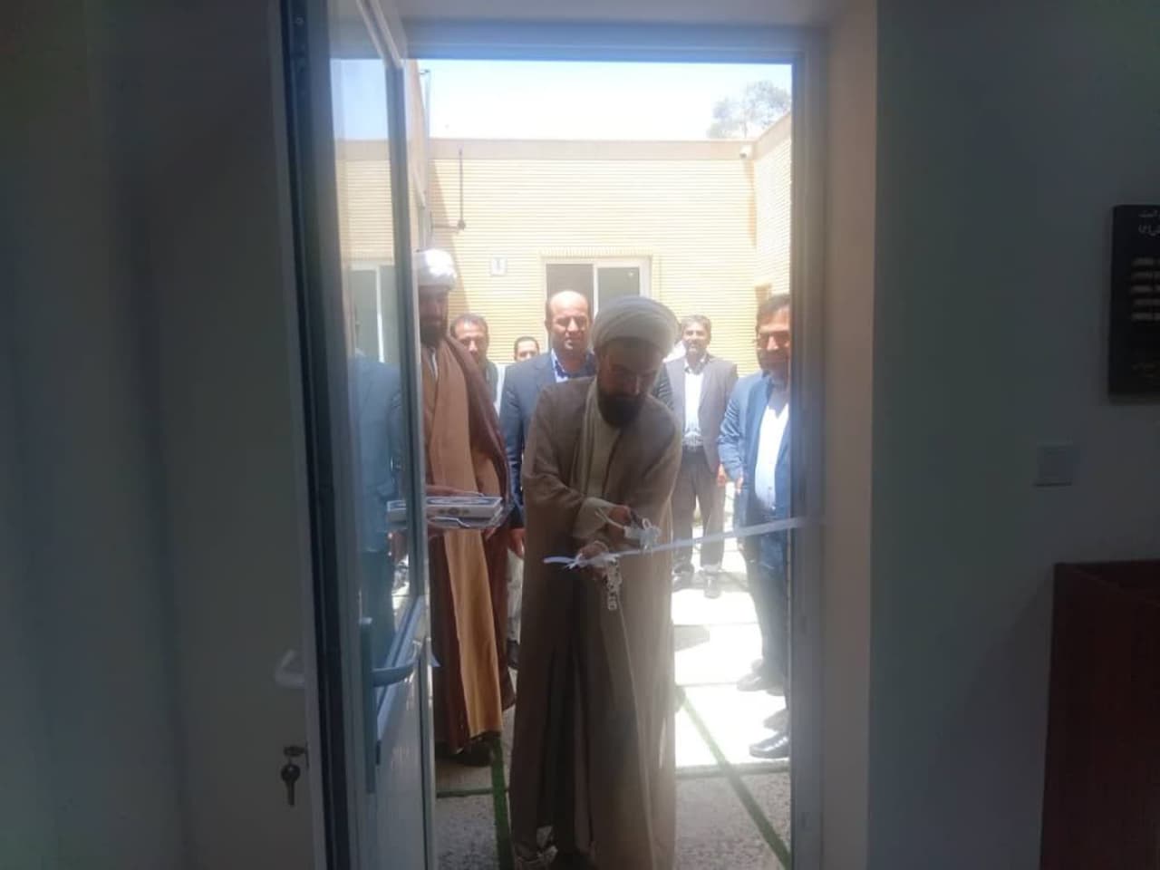 آیین افتتاح نمازخانه جدید ادارهکل ثبت اسناد استان سمنان برگزار شد