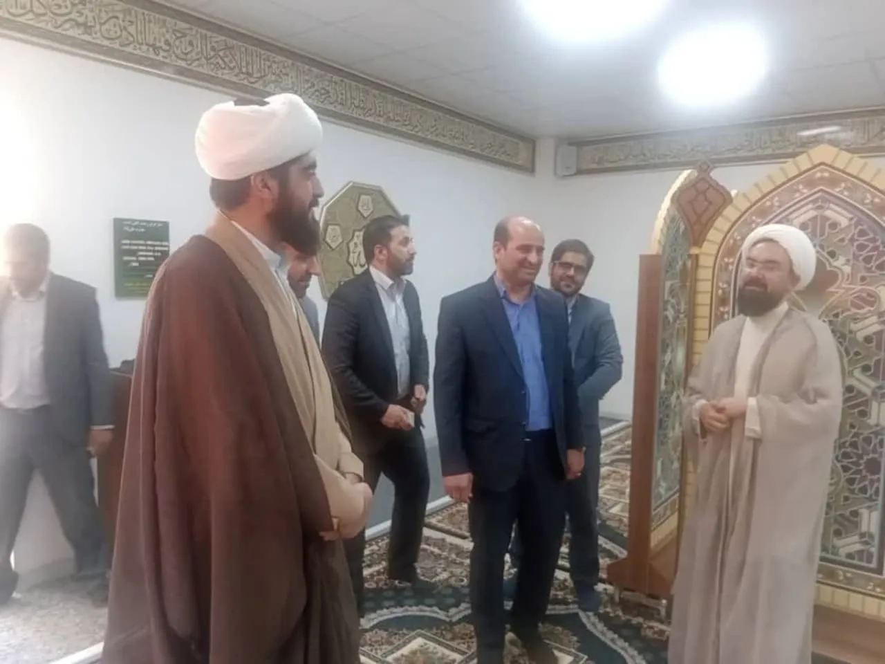 آیین افتتاح نمازخانه جدید ادارهکل ثبت اسناد استان سمنان برگزار شد