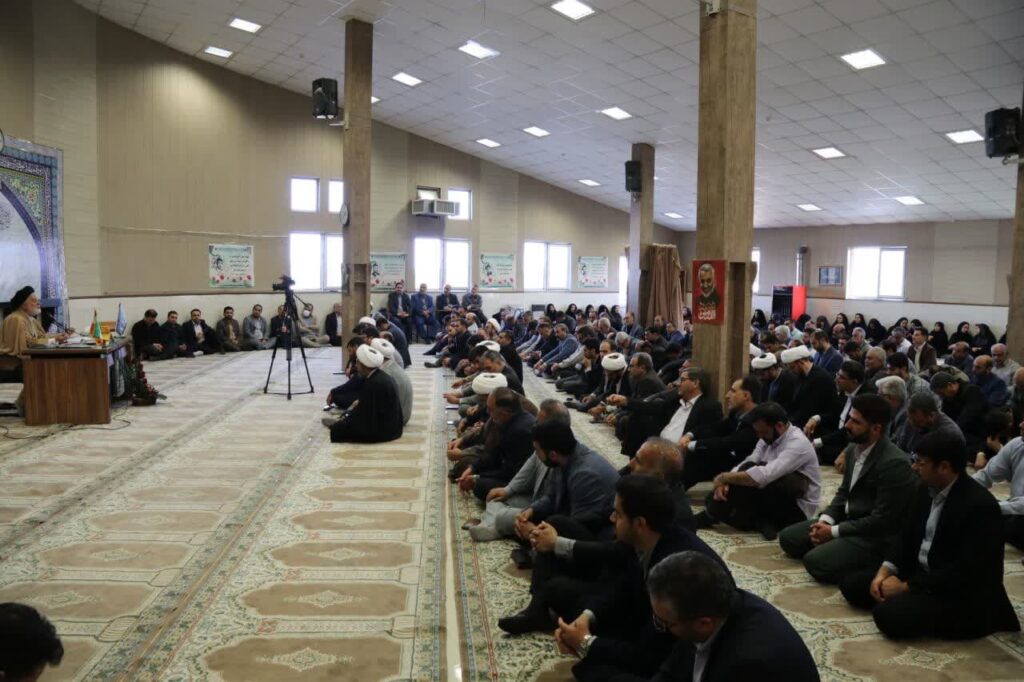 مراسم بزرگداشت اولین سالگرد شهدای خدمت با حضور حجت الاسلام بهشتی در دادگستری زنجان